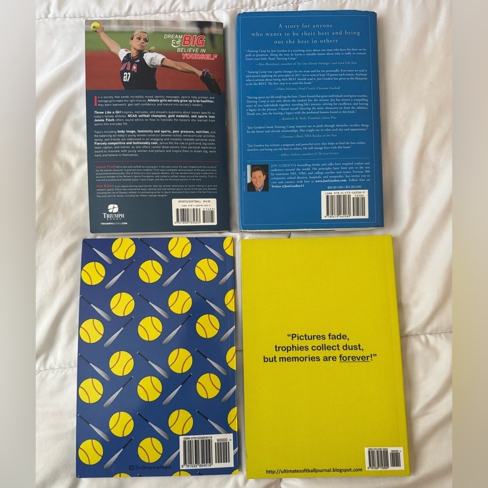 Softball Journal and Book Set of 4 - Jennie Finch/Training Camp - Picture 2 of 6